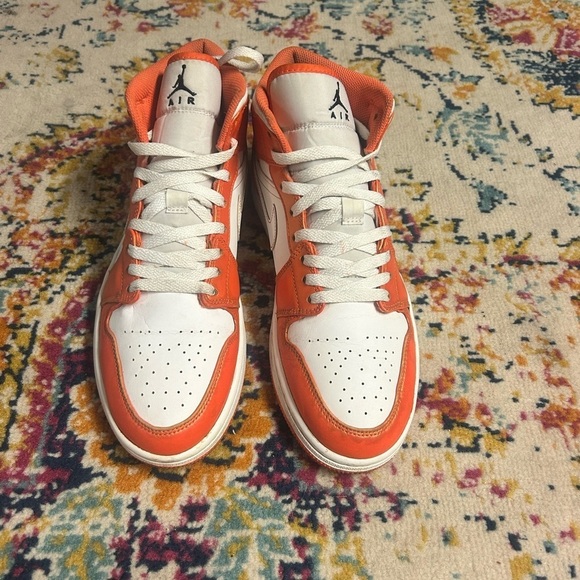 AIR JORDAN 1 MID SE MEN'S SIZE 10 DS SHOES ELECTRO WHITE - Picture 2 of 11